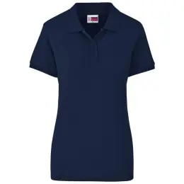 Ladies Houston Stretch Golf Shirt Navy Front